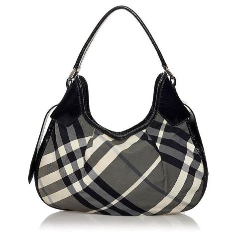 Burberry Smoked Check Hobo 